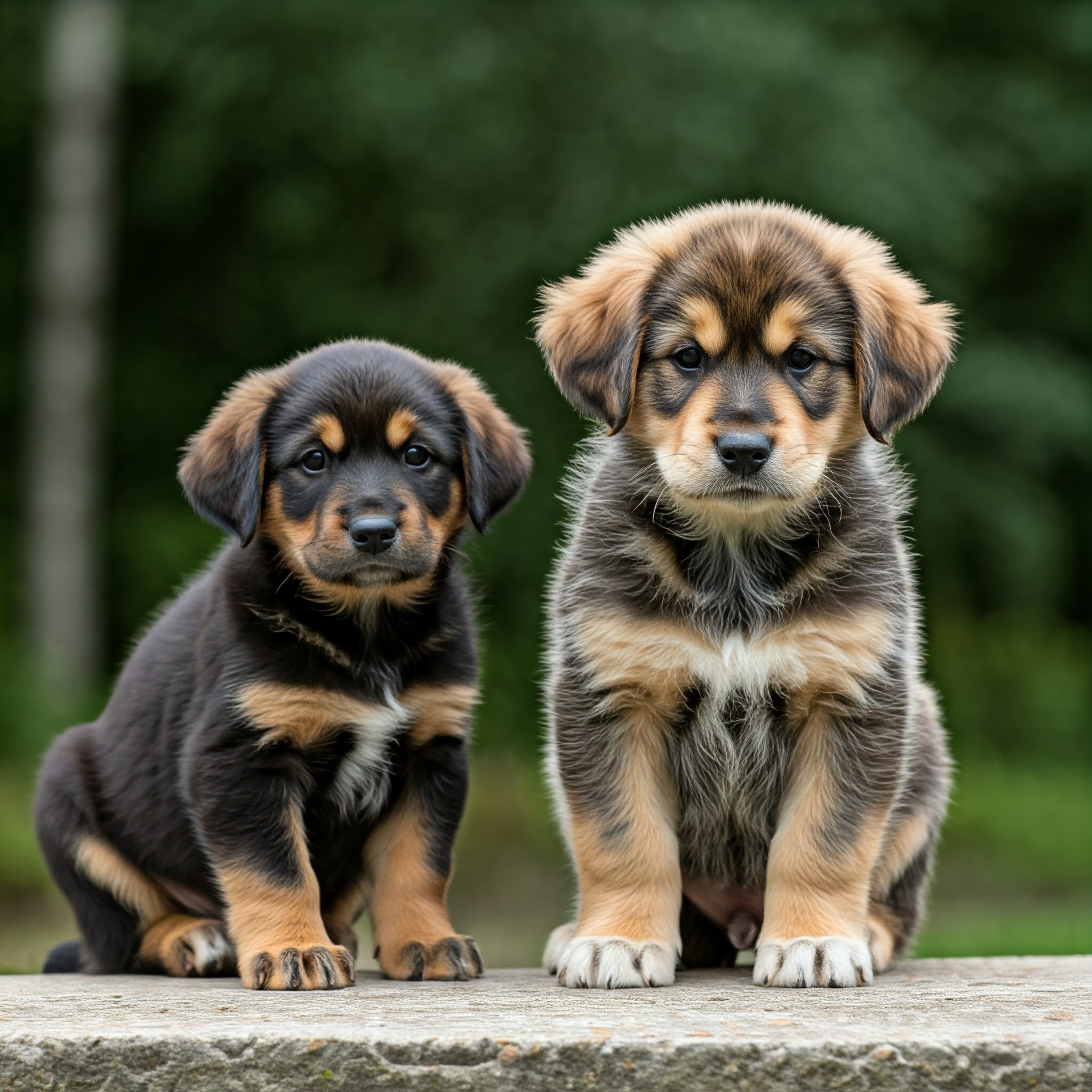 Happy pets with families