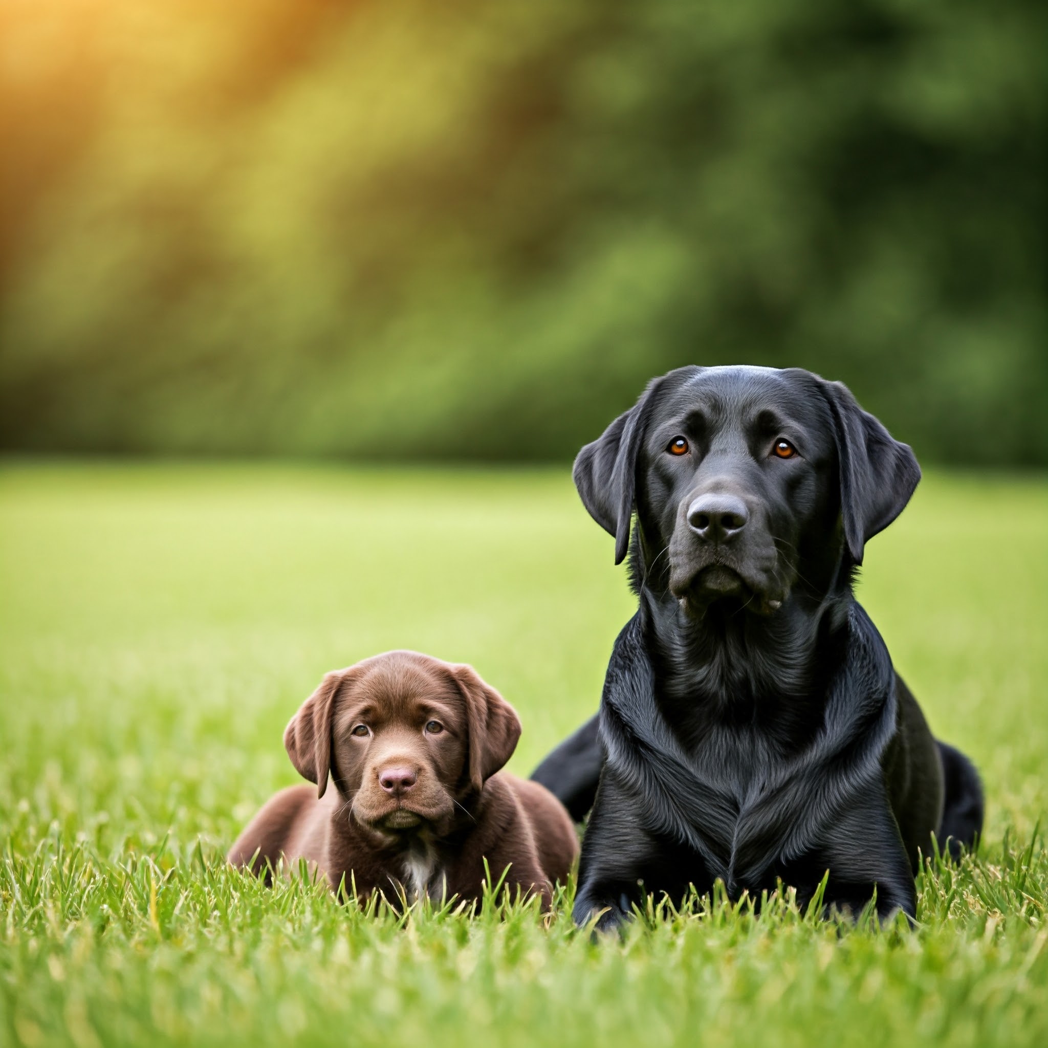 Happy pets with families